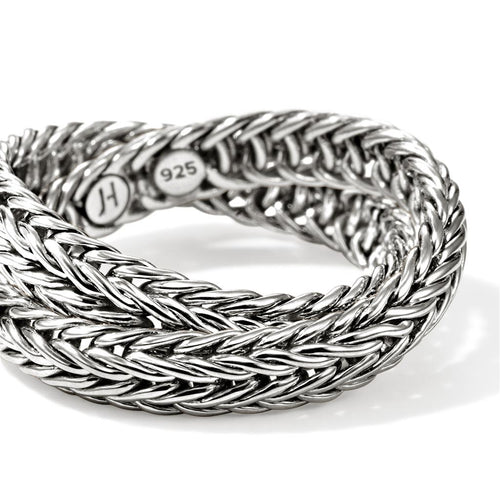 John Hardy Sterling Silver Icon Crossover Chain Fashion Ring