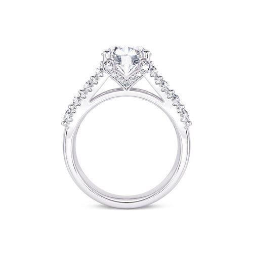 Davis Classics 18k White Gold Semi-Mount