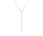 Marco Bicego 18K Yellow Gold Marrakech Onde Twisted Coil Link Lariat With Diamond Clasp