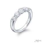 JB Star Women’s Platinum Diamond Band with Round Brilliant Accents