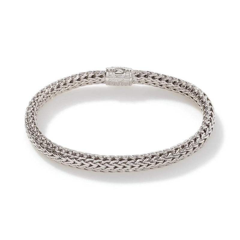 John Hardy Sterling Silver Diamond Icon Bracelet