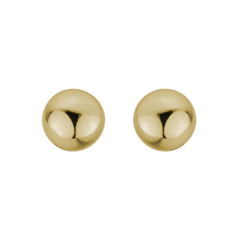 Davis Classics 14k Yellow Gold Ball Stud Earrings