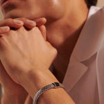John Hardy Sterling Silver Black Sapphire Icon Bracelet