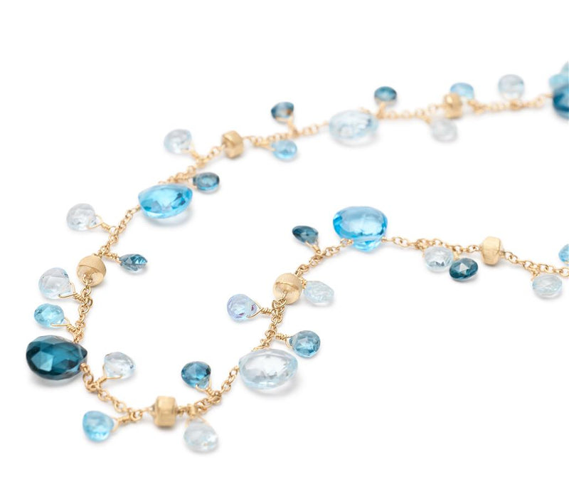 Marco Bicego 18k Yellow Gold Paradise Collection Topaz Bead Necklace