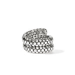 John Hardy Sterling Silver Dot Coil Fashion Ring