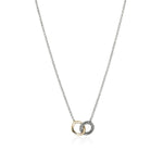 John Hardy 14k Yellow Gold and Sterling Silver Essential Linked Necklace