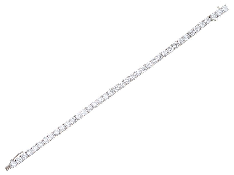 Davis Classics 14k White Gold Diamond Tennis Bracelet