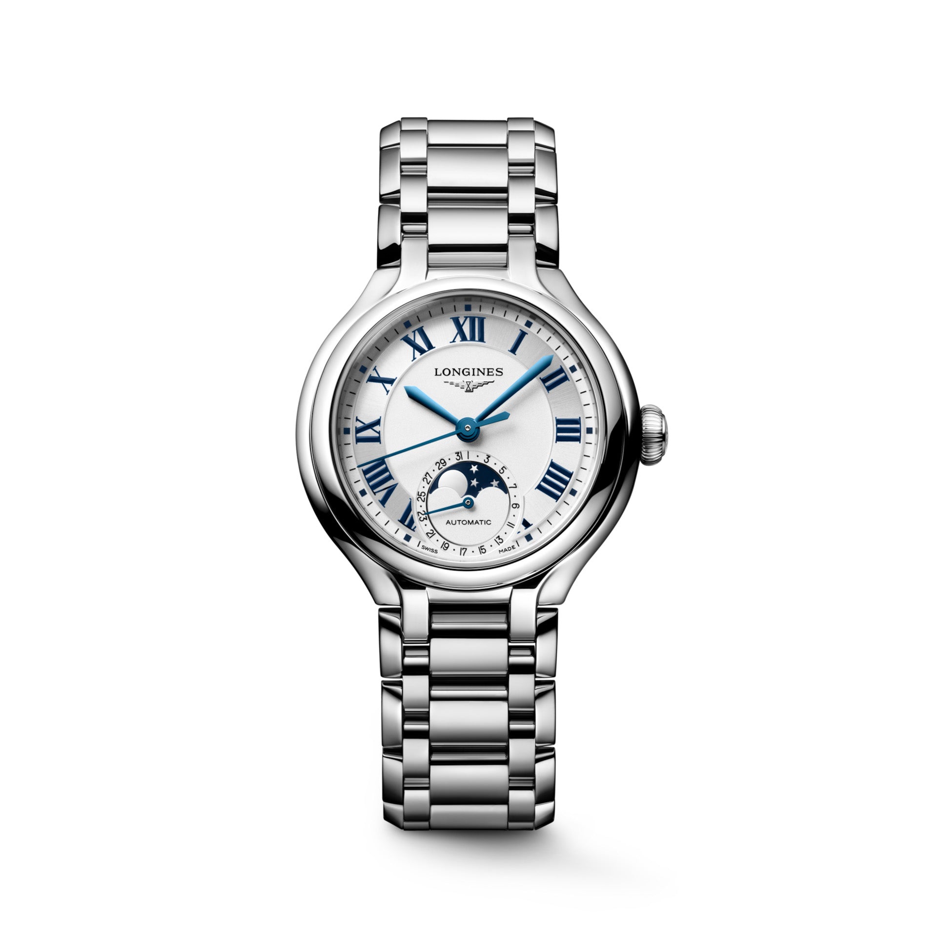 Longines PrimaLuna Moonphase 34 mm Automatic Women’s Watch