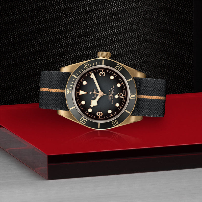 TUDOR BLACKBAY BRONZE M79250BA-0001 革ベルト Amazon.com: Tudor Black Bay Bronze Automatic Men's Watch