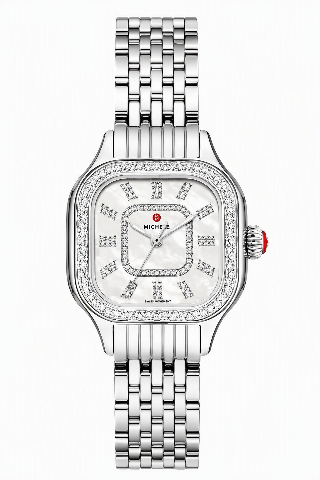 Michele29mm Stainless Steel Meggie Watch