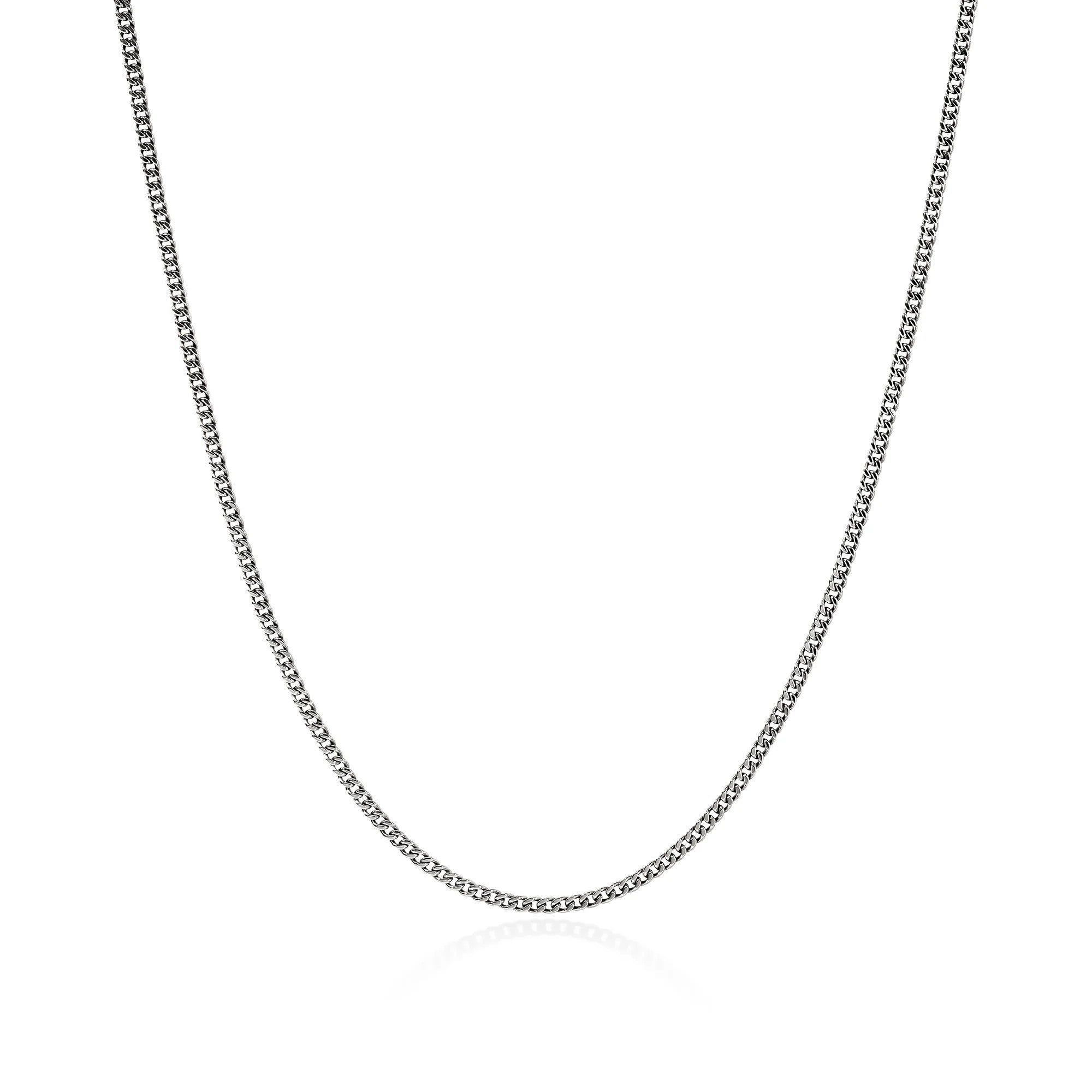 John Hardy Sterling Silver Curb Chain Necklace