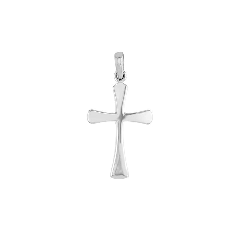 Davis Classics 14k White Gold High-Polish Cross Pendant