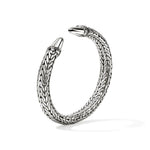 John Hardy Sterling Silver Spear 50 Collection Diamond Flex Cuff Bracelet