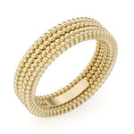 Noam Carver Men's 14k Yellow Gold Rope Wedding Band