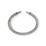 John Hardy Sterling Silver Spear 50 Collection Diamond Flex Cuff Bracelet