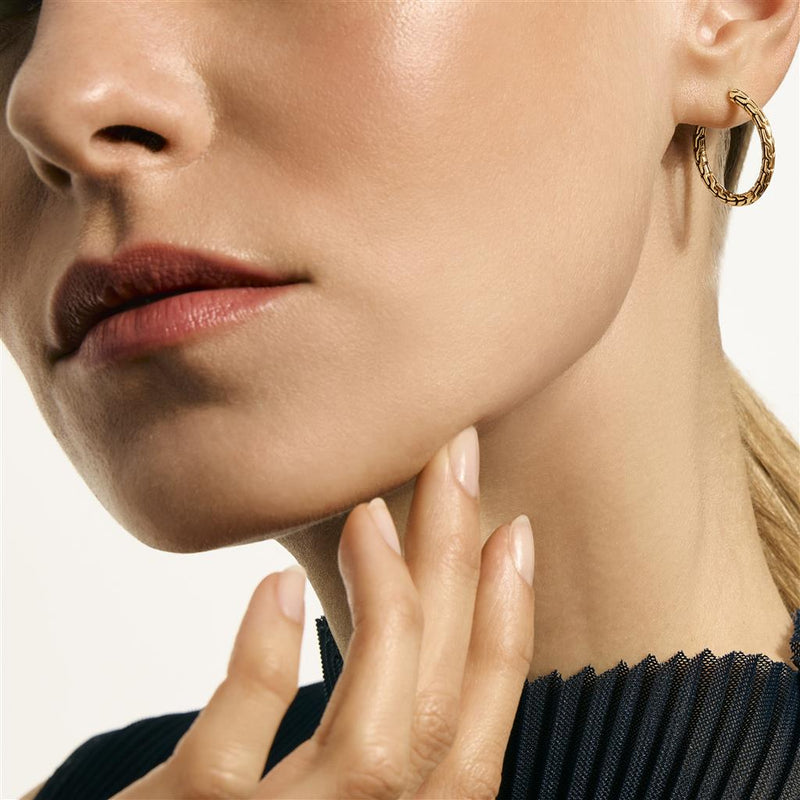 John Hardy 14k Yellow Gold Essential Hoop Earrings