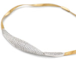 Marco Bicego 18k Yellow and White Gold Marrakech Collection Diamond Necklace