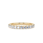 Davis Classics Women's 14k Yellow Gold Diamond Band