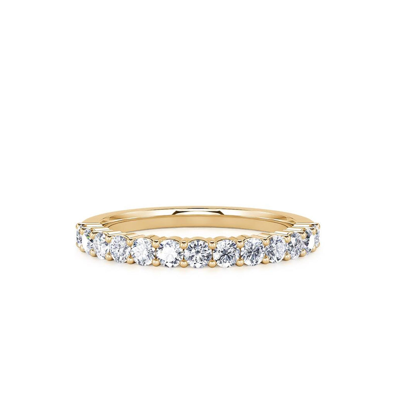 Davis Classics Women's 14k Yellow Gold Diamond Band