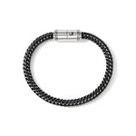 John Hardy Sterling Silver and Rubber Cord Bracelet