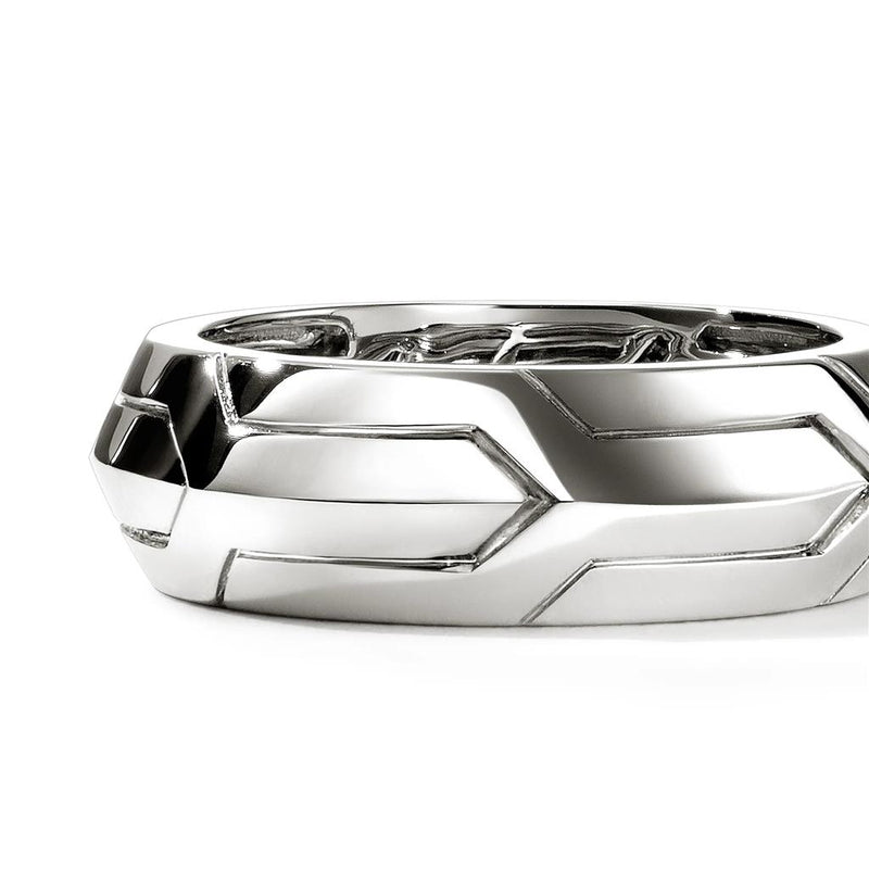 John Hardy Sterling Silver Icon 50 Band Ring