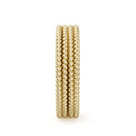Noam Carver Men's 14k Yellow Gold Rope Wedding Band