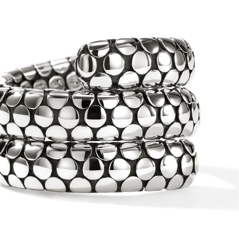 John Hardy Sterling Silver Dot Coil Fashion Ring