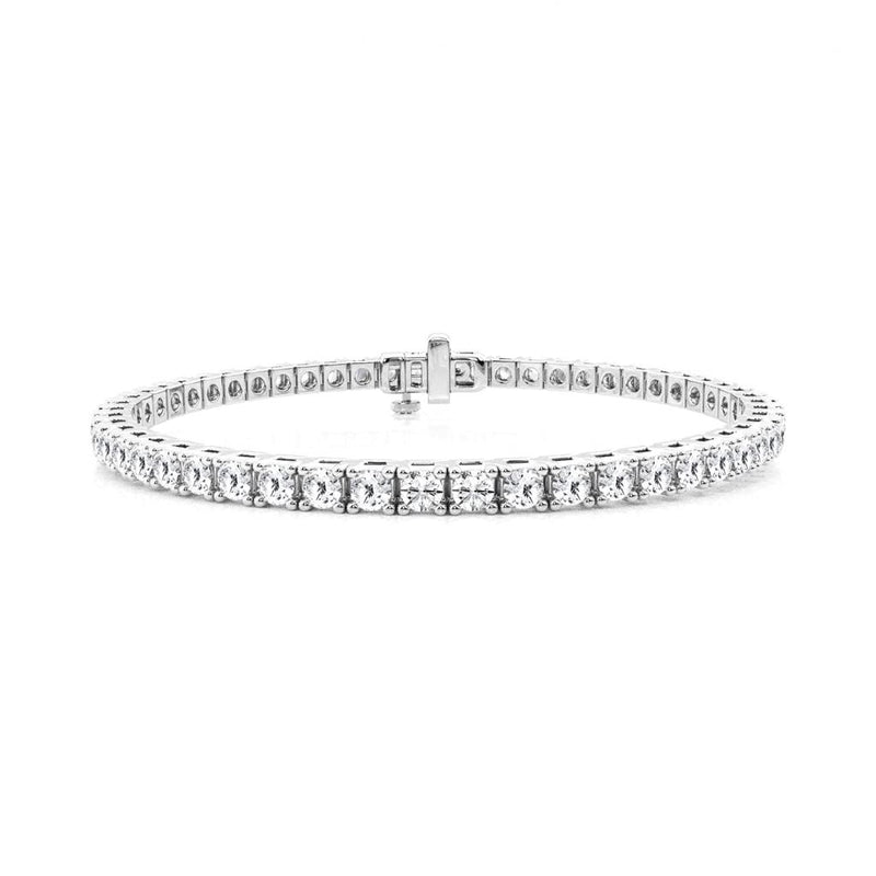 Davis Classics 14k White Gold Diamond Tennis Bracelet