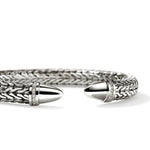 John Hardy Sterling Silver Spear 50 Flex Diamond Cuff Bracelet