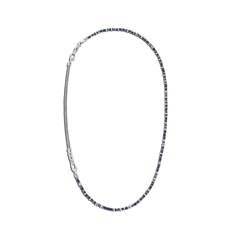 John Hardy Sterling Silver Beaded Gemstone Multi-Wrap Bracelet