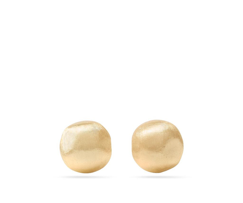 Marco Bicego 18k Yellow Gold Africa Collection Hand-Engraved Small Bead Stud Earrings