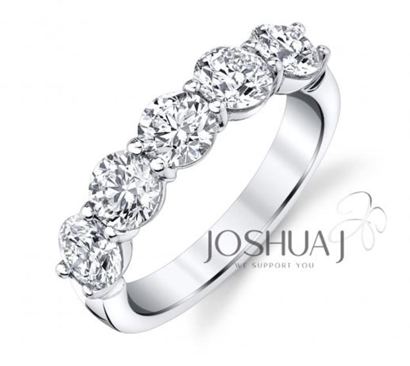 Davis Classics Women's 14k Yellow Gold Diamond Wedding Band with Buttercup Settings