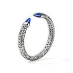 John Hardy Sterling Silver Lapis Lazuli Spear 50 Flex Cuff Bracelet