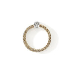 John Hardy 14k Yellow Gold Icon Link Bar Diamond Ring