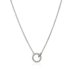 John Hardy Sterling Silver Essential Pavé Diamond Necklace