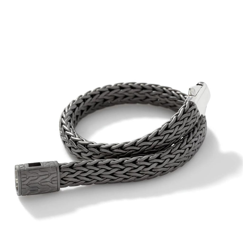 John Hardy Dark Sterling Silver Icon Bracelet