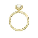 Noam Carver 14k Yellow Gold Luna Collection Solitaire Engagement Ring Setting