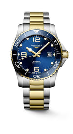 Longines Stainless Steel and Gold Hydroconquest Watch