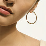 John Hardy 14k Yellow Gold Essential Hoop Earrings