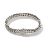 John Hardy Sterling Silver Diamond Icon Bracelet