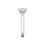 Sylvie 14k White Gold High Polish Solitaire Engagement Ring Setting
