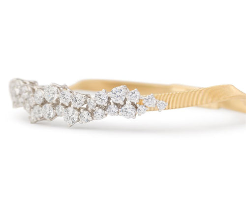 Marco Bicego 18k Yellow and White Gold Marrakech Collection Diamond Bracelet