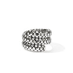 John Hardy Sterling Silver Dot Coil Fashion Ring