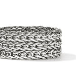 John Hardy Sterling Silver Icon Triple Row Chain Fashion Band
