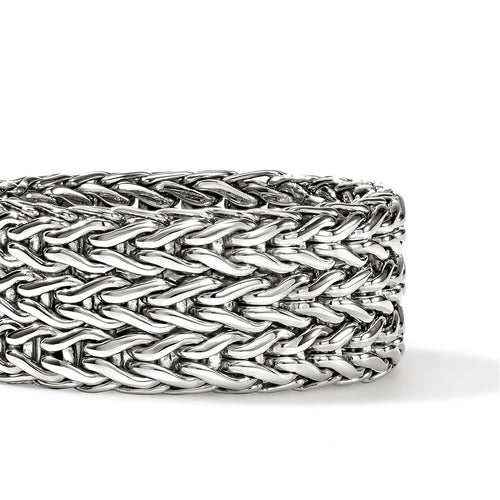 John Hardy Sterling Silver Icon Triple Row Chain Fashion Band