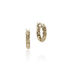John Hardy 14k Yellow Gold Essential Hoop Earrings