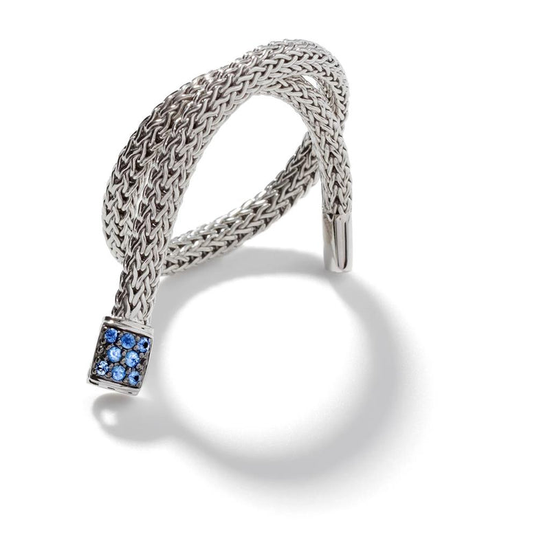 John Hardy Sterling Silver Blue Sapphire Icon Bracelet