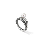 John Hardy Sterling Silver Essential Pearl Ring