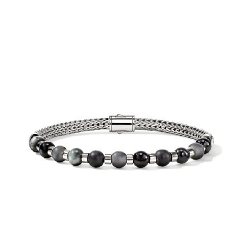 John Hardy Bead Multi Gemstone Bracelet