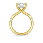 Sylvie 14k Yellow Gold High Polish Solitaire Engagement Ring Setting